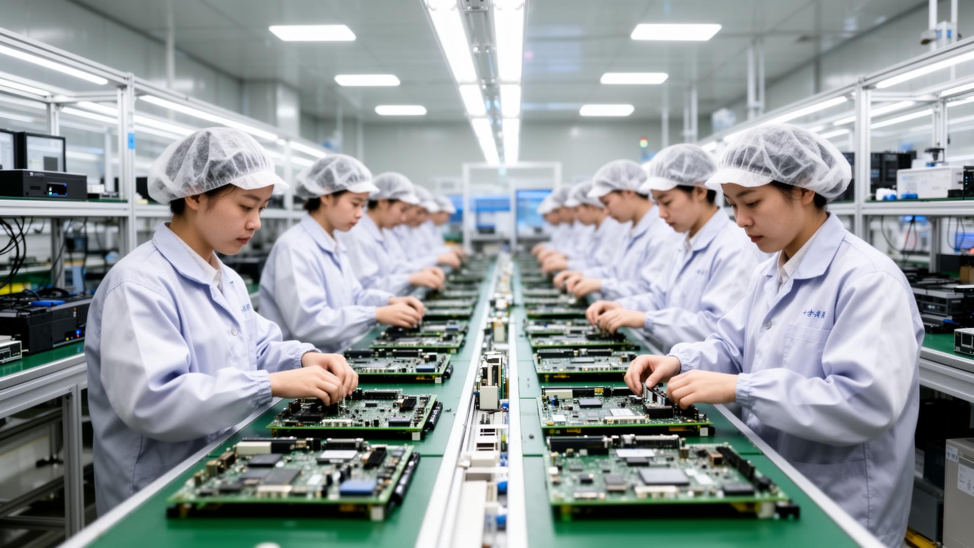 Shenzhen electronics factory